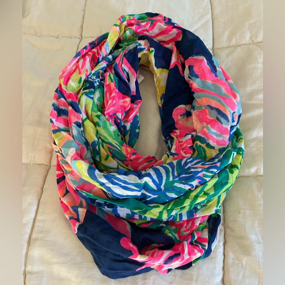 Lilly Pulitzer Patterned Infinity Scarf